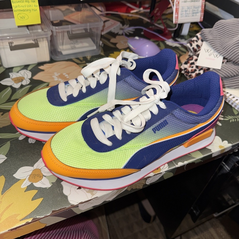 Puma Future Rider Men's Multi-Color Sneakers Size 10